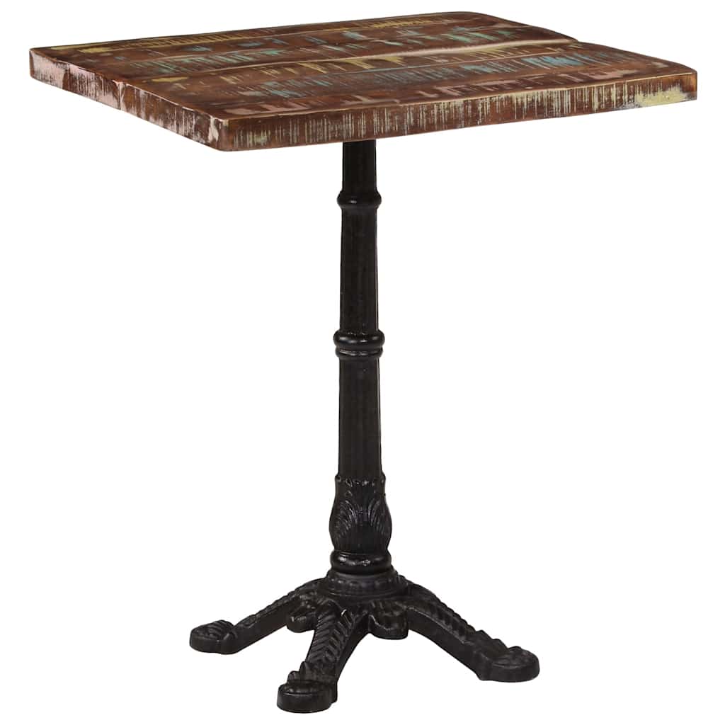 Bistrotafel 60x60x76 cm massief gerecycled hout is nu te koop bij PeponiXL, paradijselijk wonen!