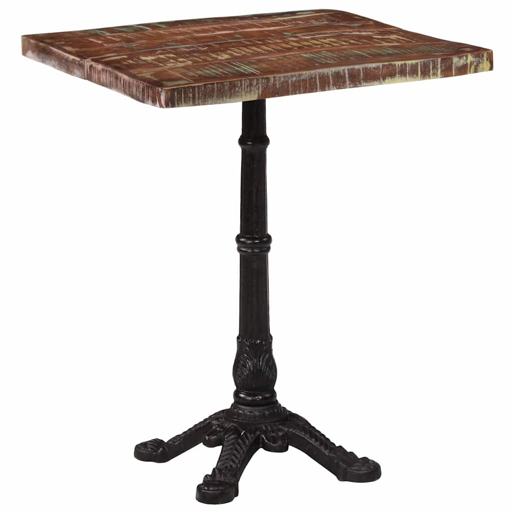 Bistrotafel 60x60x76 cm massief gerecycled hout is nu te koop bij PeponiXL, paradijselijk wonen!