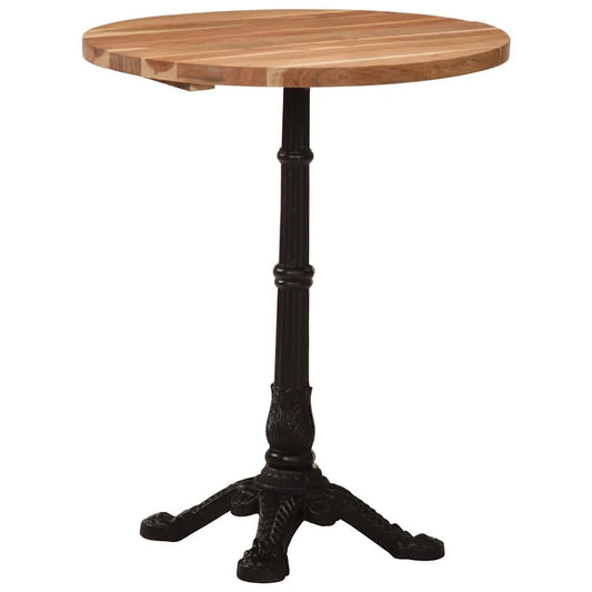 Bistrotafel Ø 60x76 cm massief acaciahout is nu te koop bij PeponiXL, paradijselijk wonen!