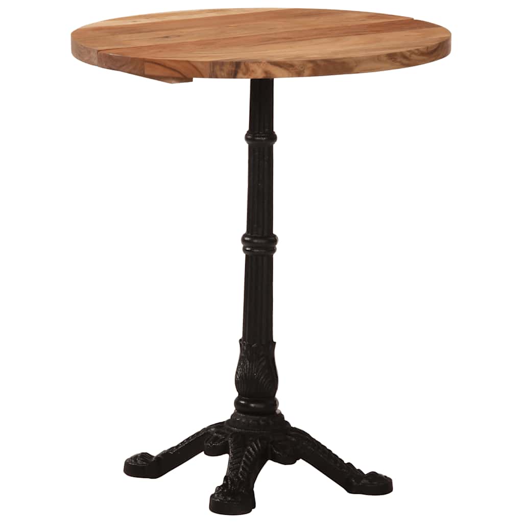 Bistrotafel Ø 60x76 cm massief acaciahout is nu te koop bij PeponiXL, paradijselijk wonen!