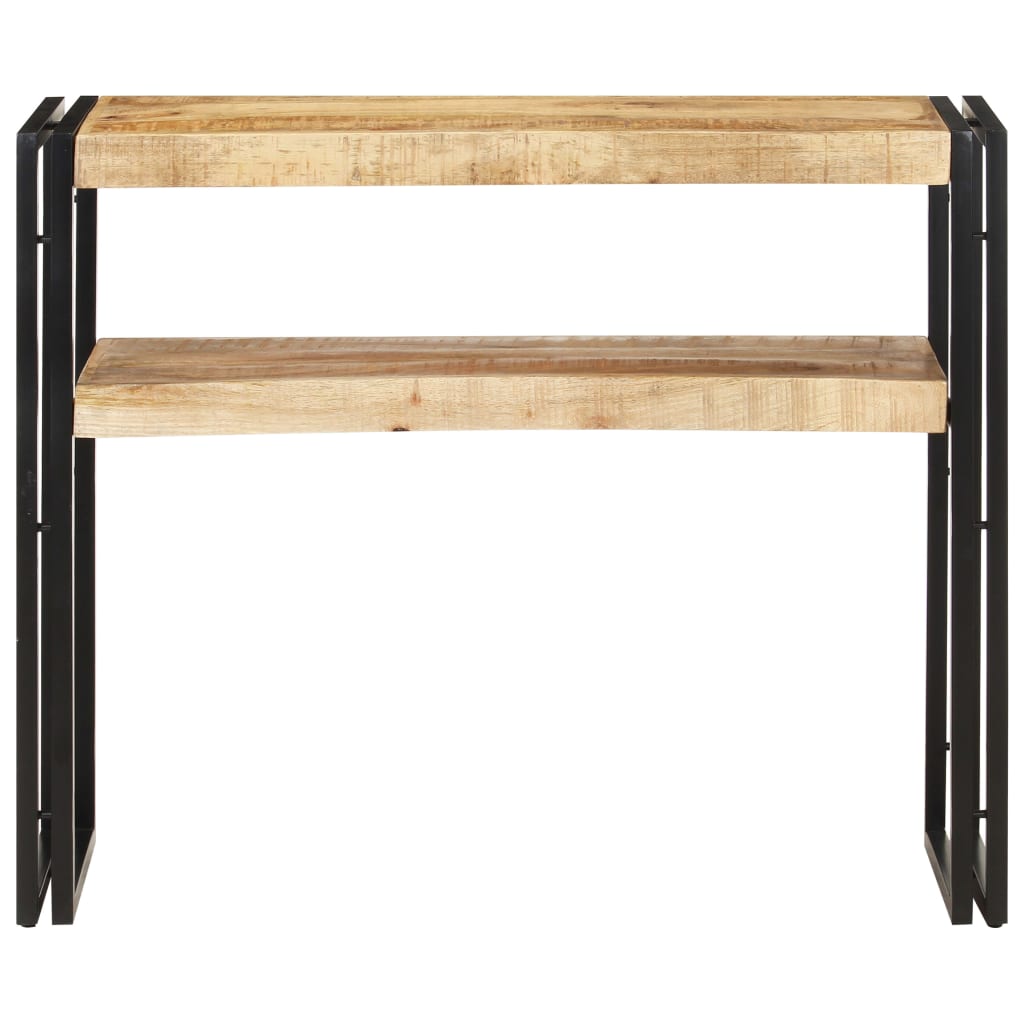 Wandtafel 90x30x75 cm ruw mangohout is nu te koop bij PeponiXL, paradijselijk wonen!