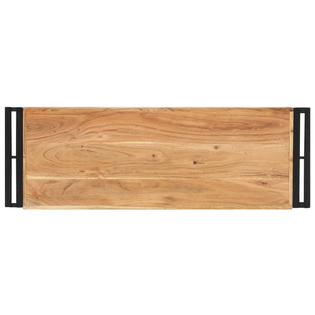 Wandtafel 90x30x75 cm massief acaciahout is nu te koop bij PeponiXL, paradijselijk wonen!