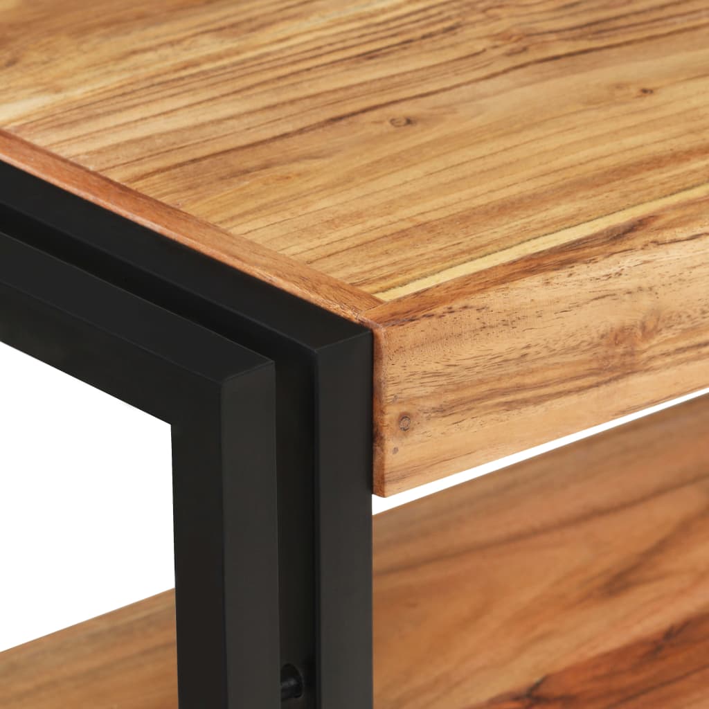 Wandtafel 90x30x75 cm massief acaciahout is nu te koop bij PeponiXL, paradijselijk wonen!