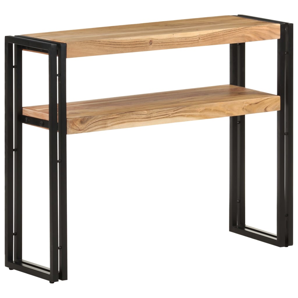 Wandtafel 90x30x75 cm massief acaciahout is nu te koop bij PeponiXL, paradijselijk wonen!