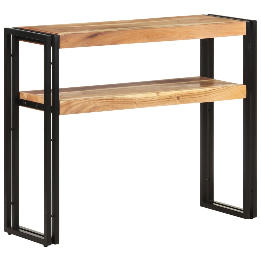 Wandtafel 90x30x75 cm massief acaciahout is nu te koop bij PeponiXL, paradijselijk wonen!