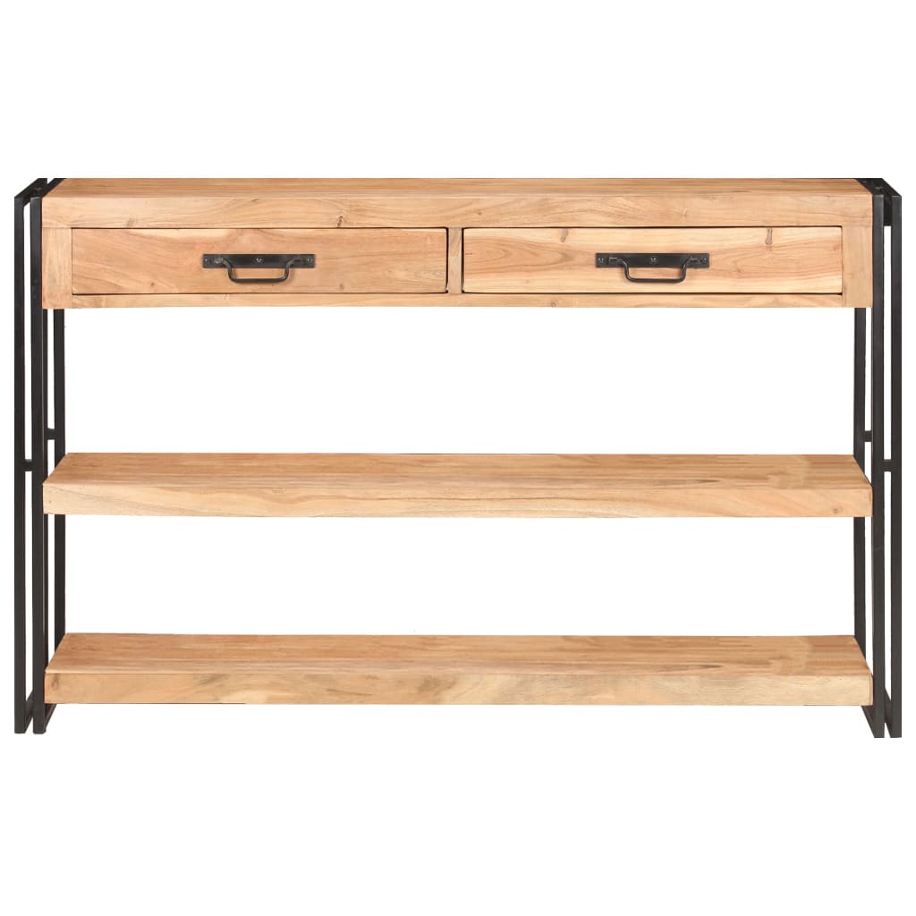 Dressoir 120x30x75 cm massief acaciahout is nu te koop bij PeponiXL, paradijselijk wonen!