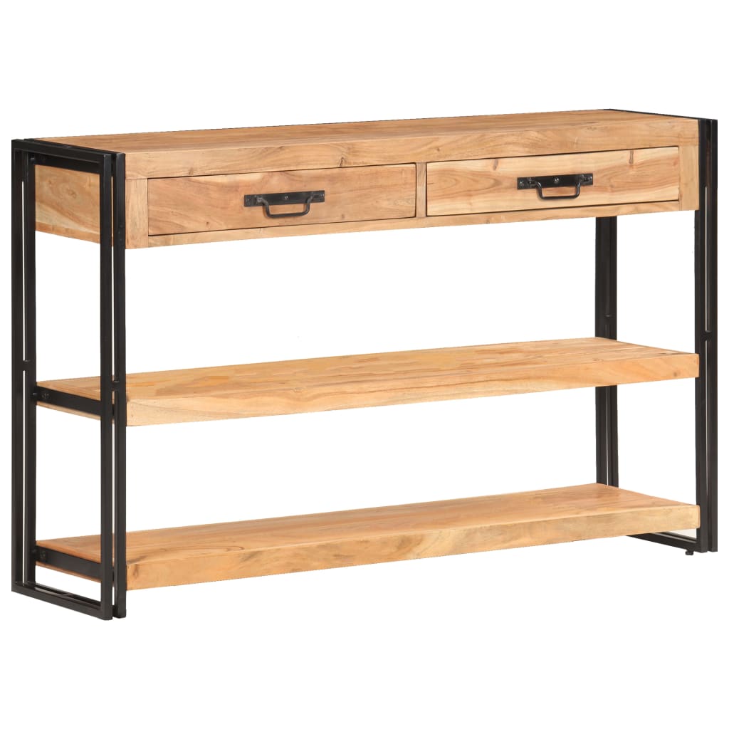 Dressoir 120x30x75 cm massief acaciahout is nu te koop bij PeponiXL, paradijselijk wonen!
