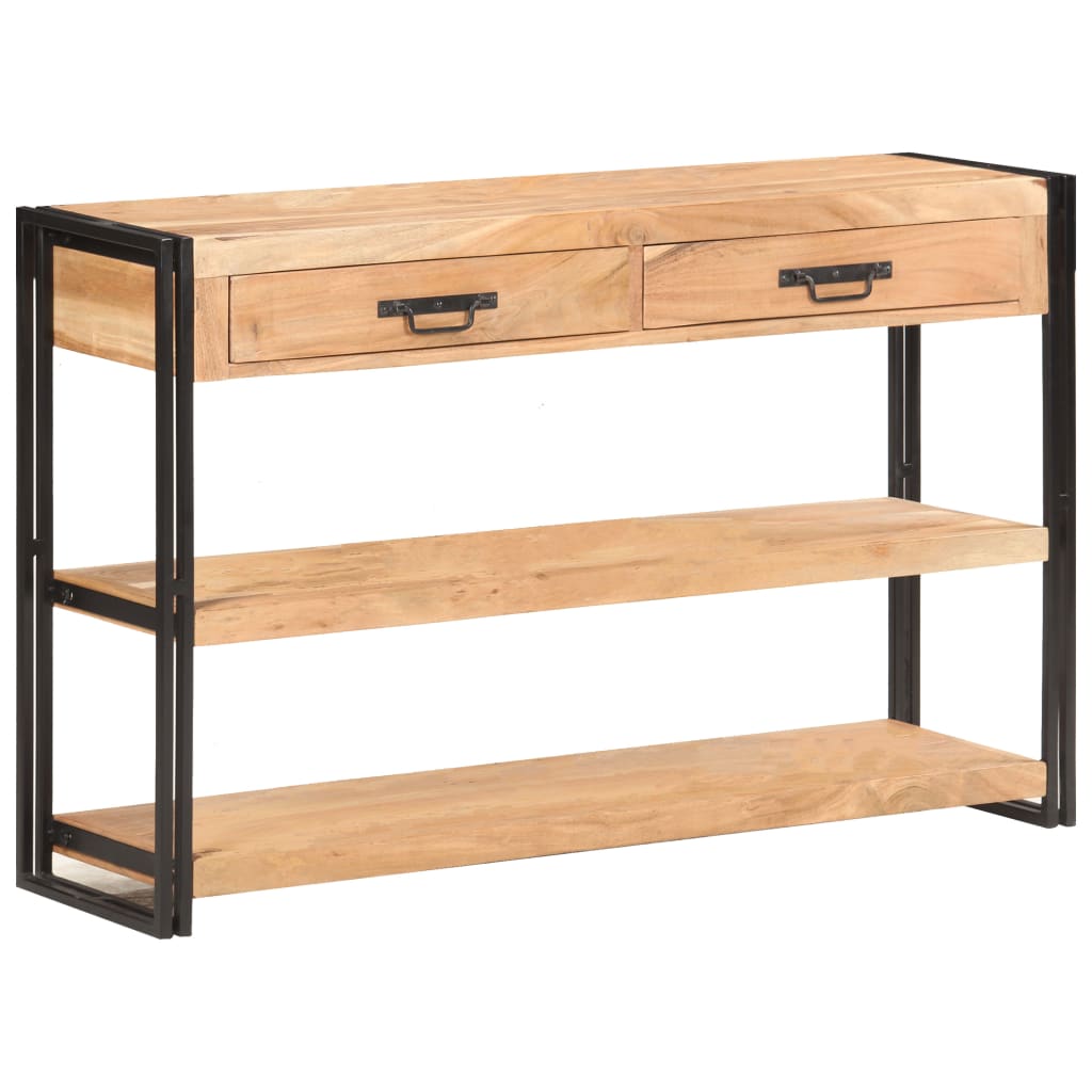 Dressoir 120x30x75 cm massief acaciahout is nu te koop bij PeponiXL, paradijselijk wonen!