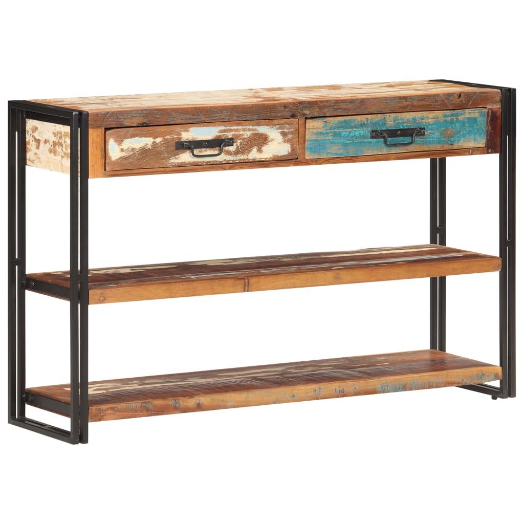 Dressoir 120x30x75 cm massief gerecycled hout is nu te koop bij PeponiXL, paradijselijk wonen!