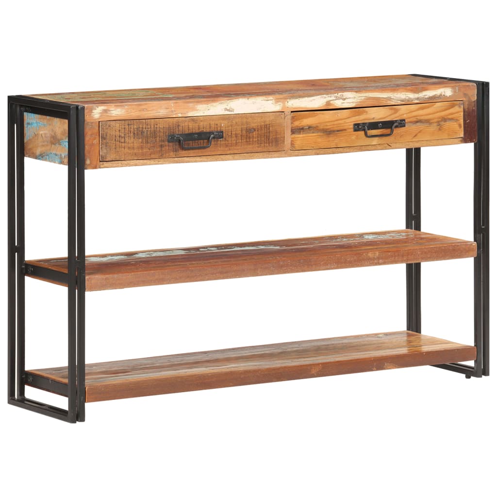 Dressoir 120x30x75 cm massief gerecycled hout is nu te koop bij PeponiXL, paradijselijk wonen!