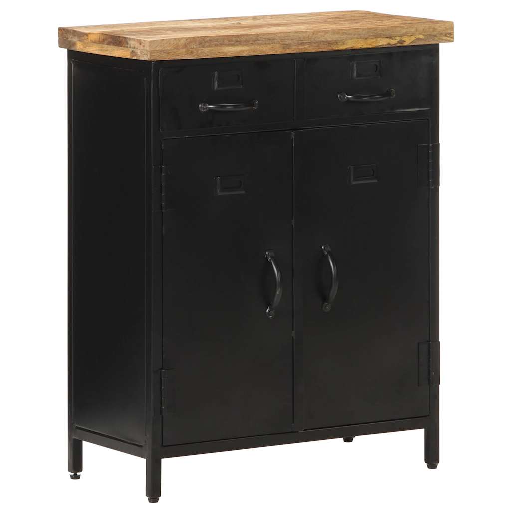 Dressoir 60x30x76 cm ruw mangohout is nu te koop bij PeponiXL, paradijselijk wonen!