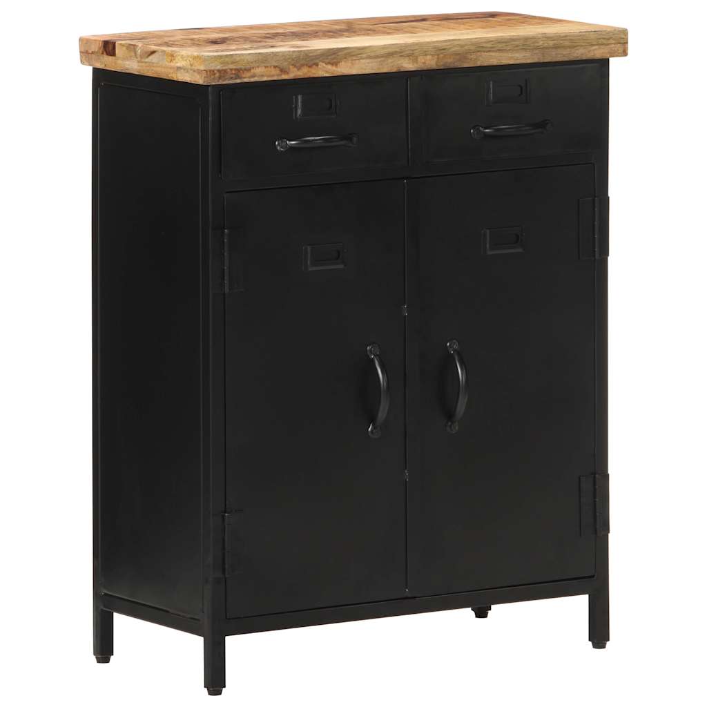 Dressoir 60x30x76 cm ruw mangohout is nu te koop bij PeponiXL, paradijselijk wonen!