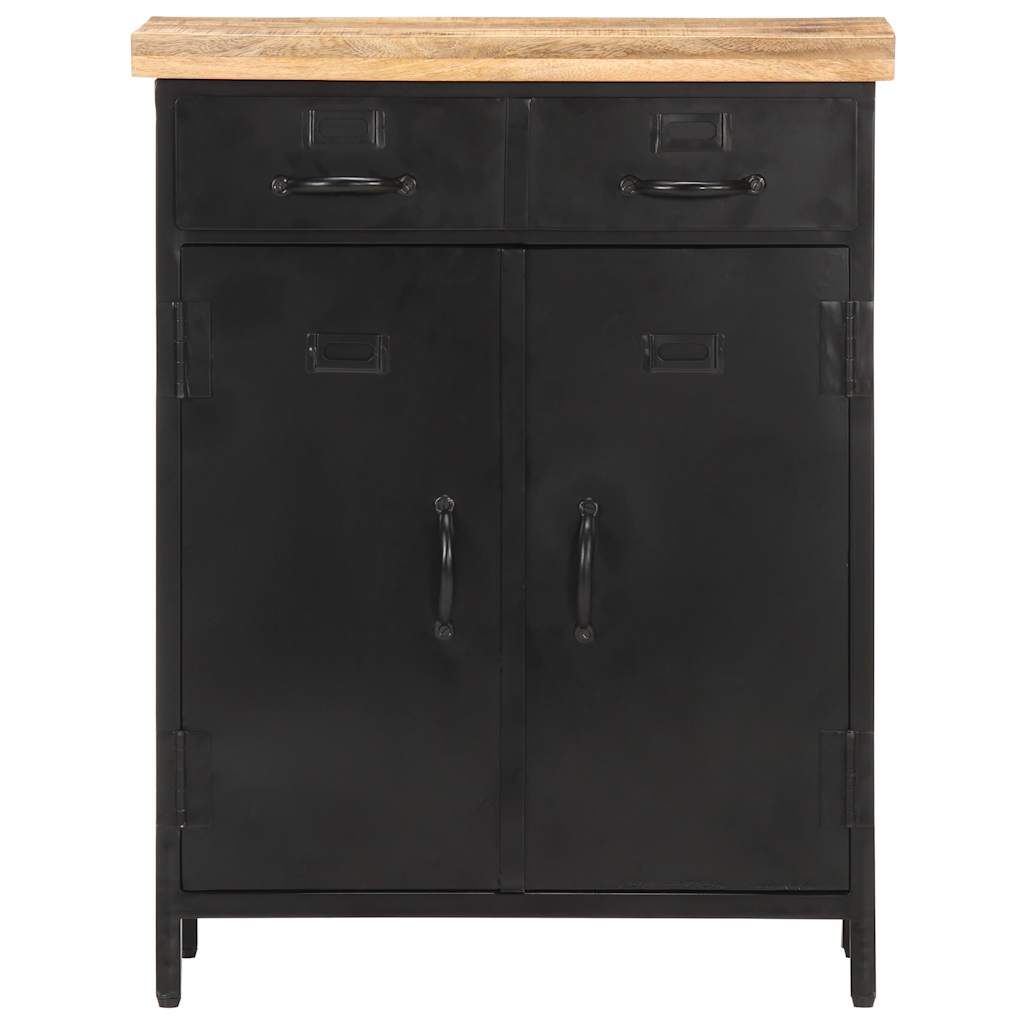 Dressoir 60x30x76 cm ruw mangohout is nu te koop bij PeponiXL, paradijselijk wonen!