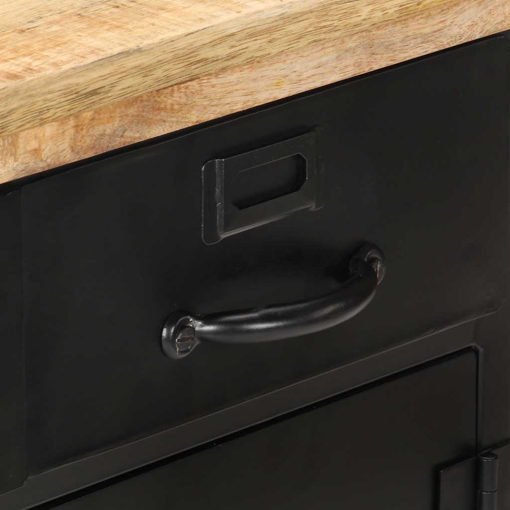 Dressoir 60x30x76 cm ruw mangohout is nu te koop bij PeponiXL, paradijselijk wonen!