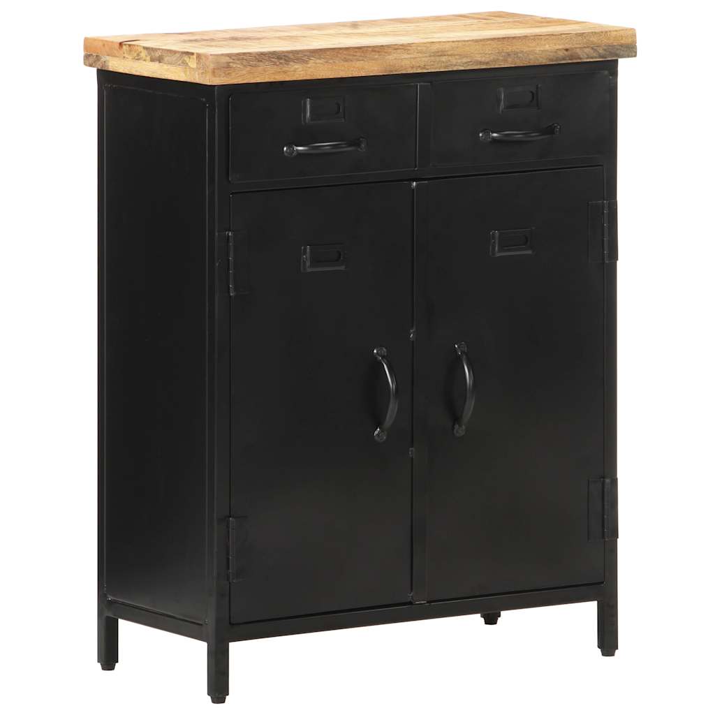 Dressoir 60x30x76 cm ruw mangohout is nu te koop bij PeponiXL, paradijselijk wonen!