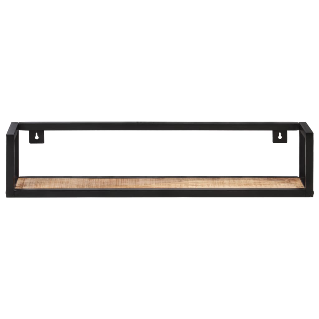 Wandschappen 2 st 80 cm ruw mangohout is nu te koop bij PeponiXL, paradijselijk wonen!