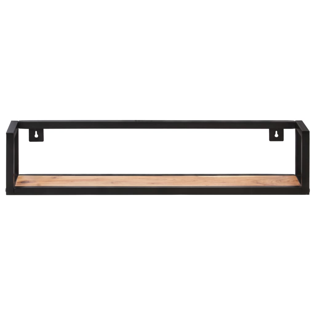 Wandschappen 2 st 80 cm massief acaciahout is nu te koop bij PeponiXL, paradijselijk wonen!