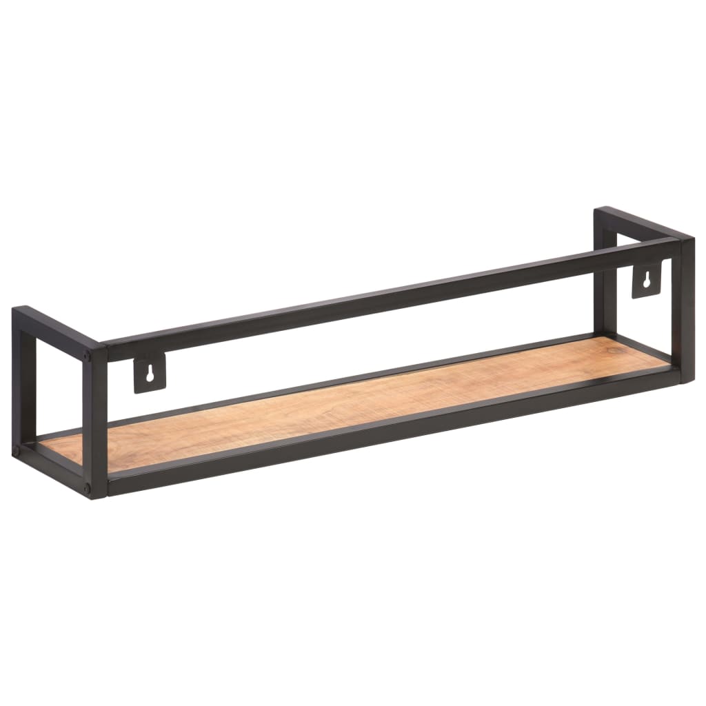 Wandschappen 2 st 80 cm massief acaciahout is nu te koop bij PeponiXL, paradijselijk wonen!