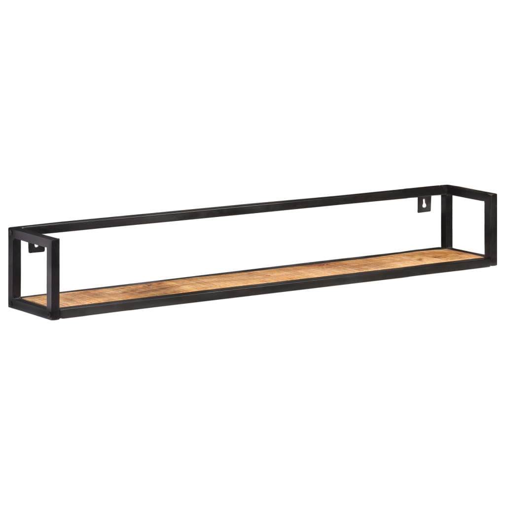 Wandschappen 2 st 120 cm ruw mangohout is nu te koop bij PeponiXL, paradijselijk wonen!