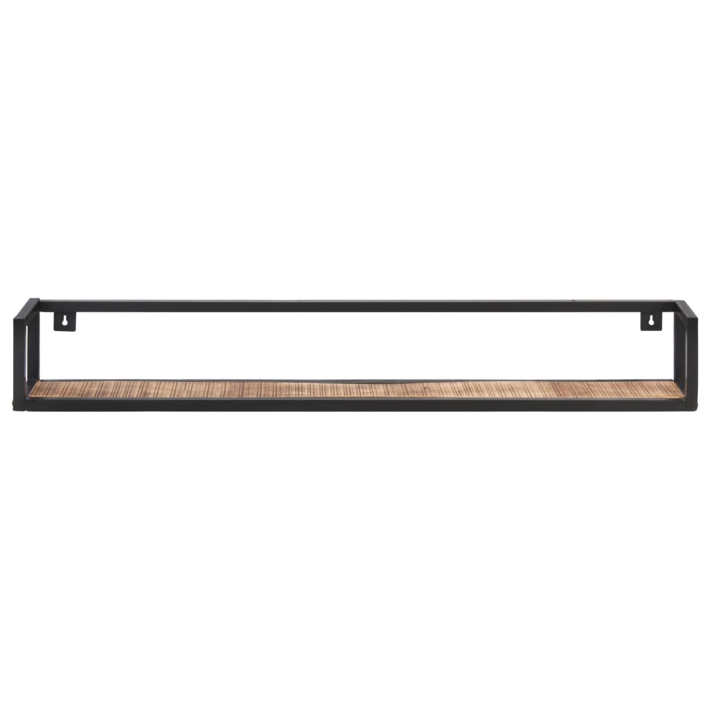 Wandschappen 2 st 120 cm ruw mangohout is nu te koop bij PeponiXL, paradijselijk wonen!