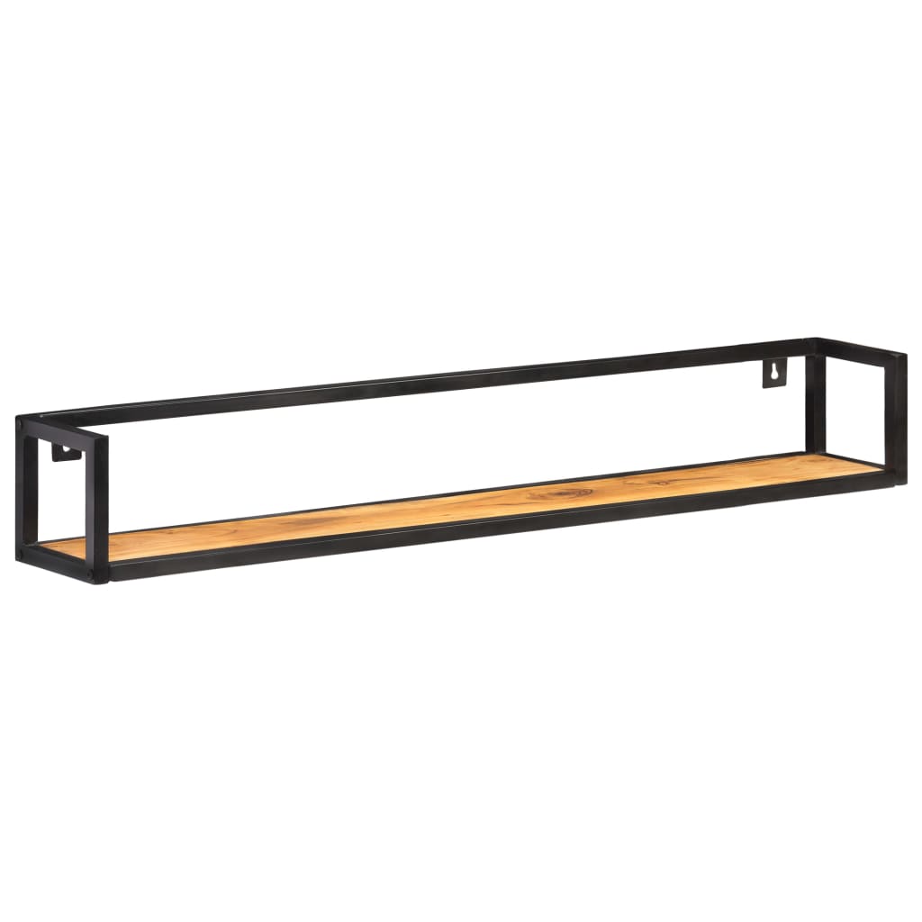 Wandschappen 2 st 120 cm massief acaciahout is nu te koop bij PeponiXL, paradijselijk wonen!