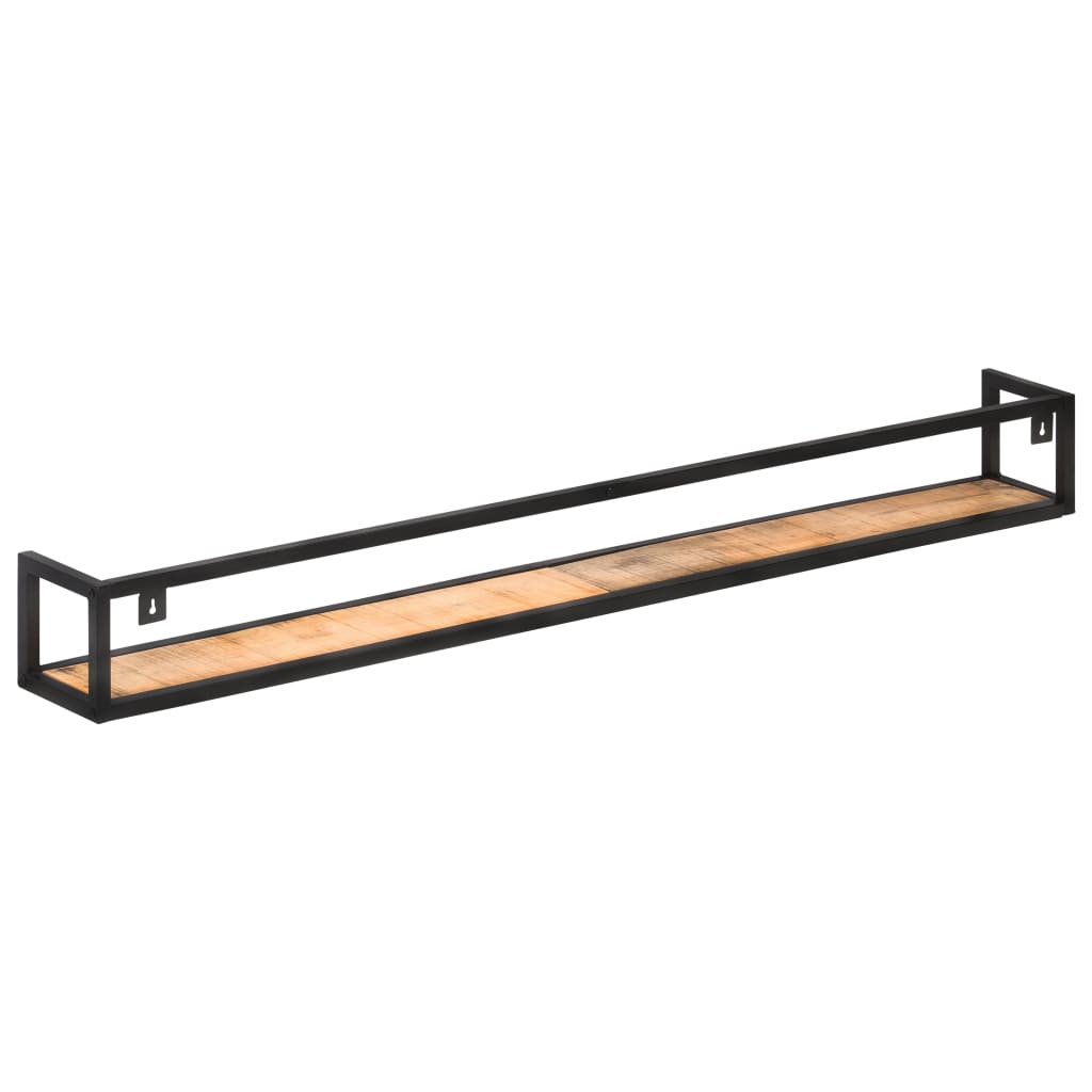 Wandschappen 2 st 160 cm ruw mangohout is nu te koop bij PeponiXL, paradijselijk wonen!