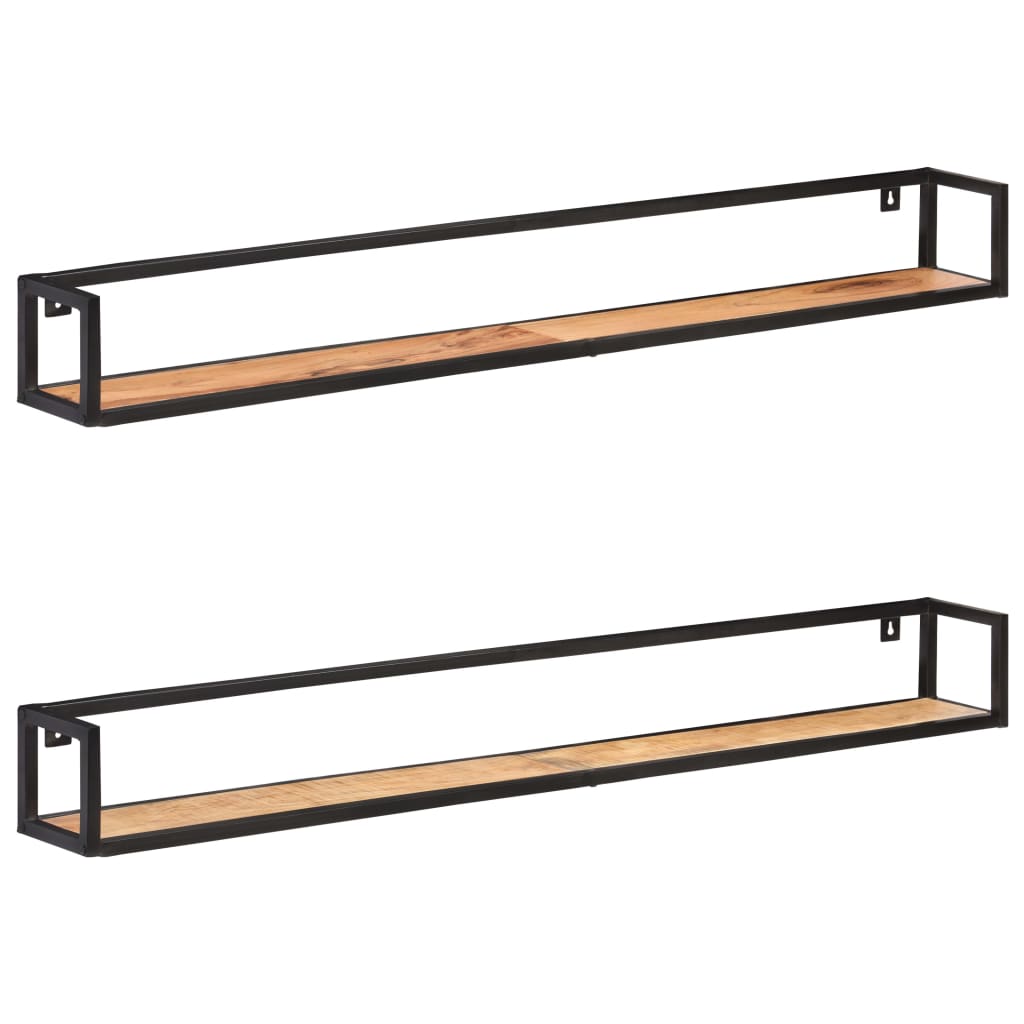 Wandschappen 2 st 160 cm massief acaciahout is nu te koop bij PeponiXL, paradijselijk wonen!