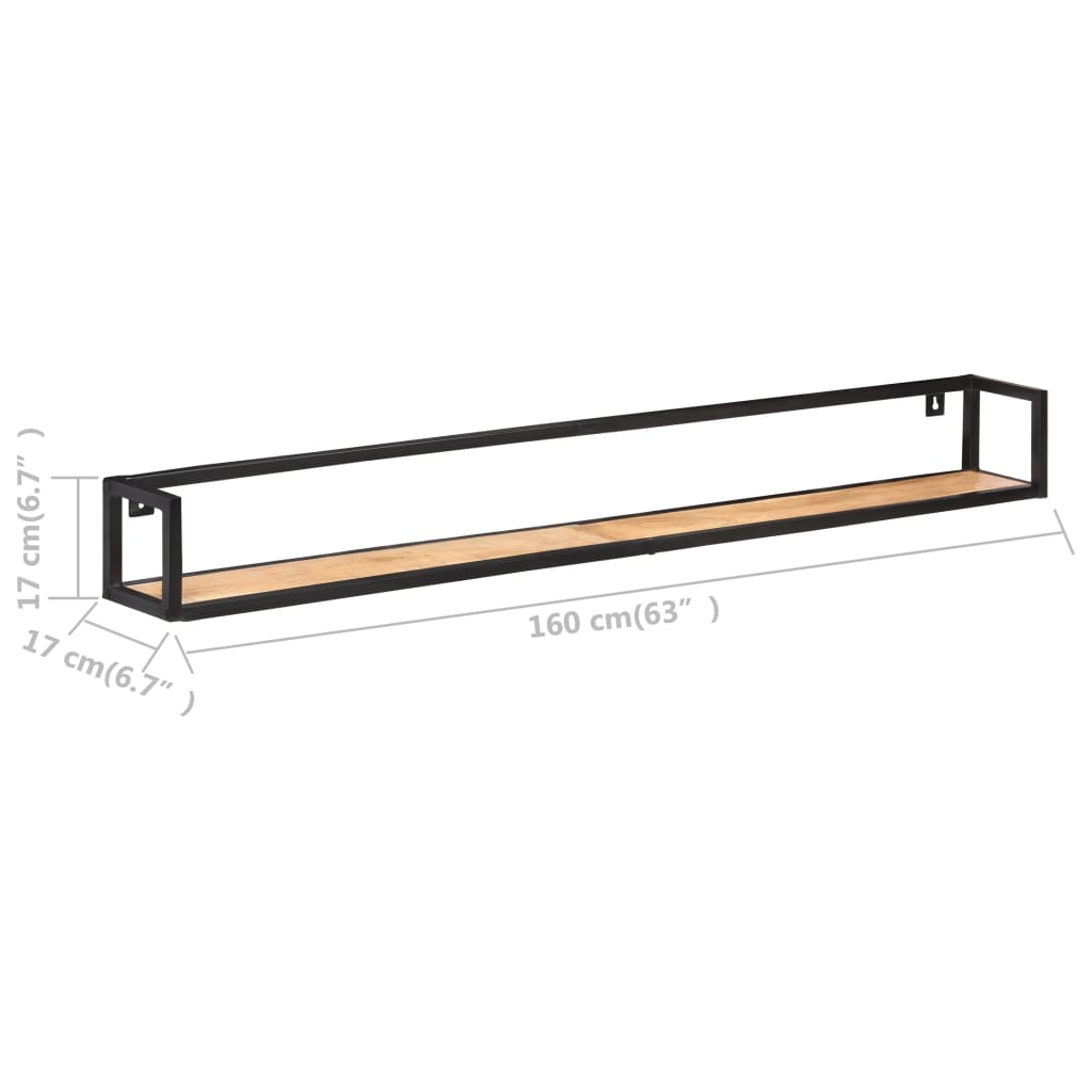 Wandschappen 2 st 160 cm massief acaciahout is nu te koop bij PeponiXL, paradijselijk wonen!