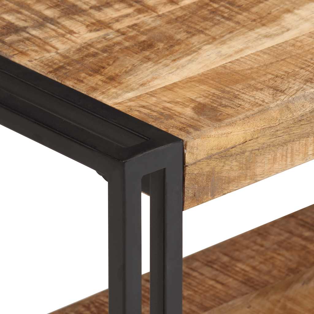 Tv-meubel 120x30x40 cm ruw mangohout is nu te koop bij PeponiXL, paradijselijk wonen!