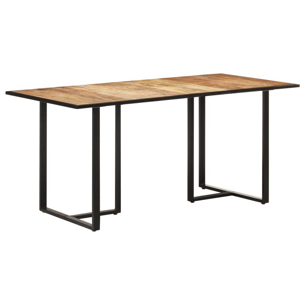 Eettafel 160 cm ruw mangohout is nu te koop bij PeponiXL, paradijselijk wonen!