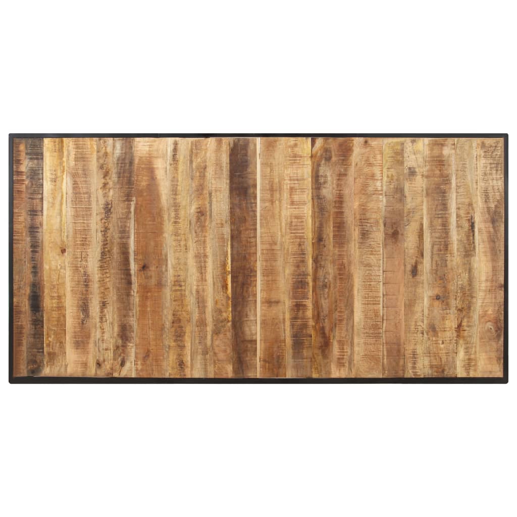 Eettafel 160 cm ruw mangohout is nu te koop bij PeponiXL, paradijselijk wonen!