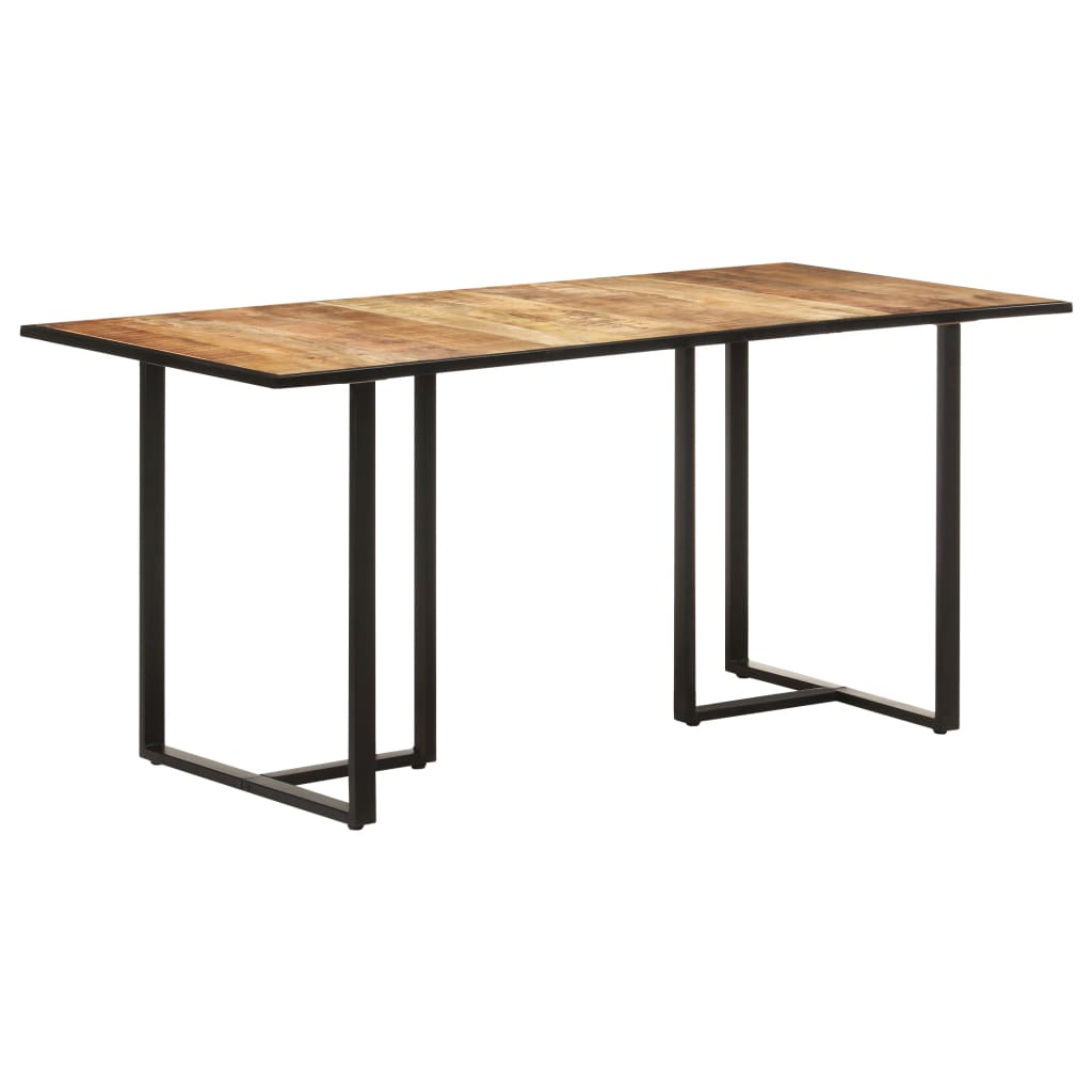 Eettafel 160 cm ruw mangohout is nu te koop bij PeponiXL, paradijselijk wonen!