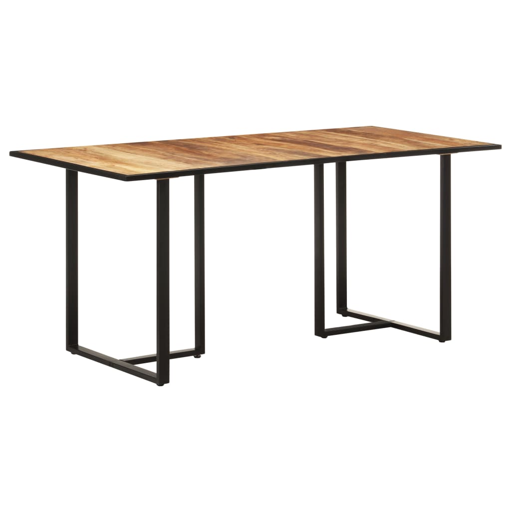 Eettafel 160 cm ruw mangohout is nu te koop bij PeponiXL, paradijselijk wonen!