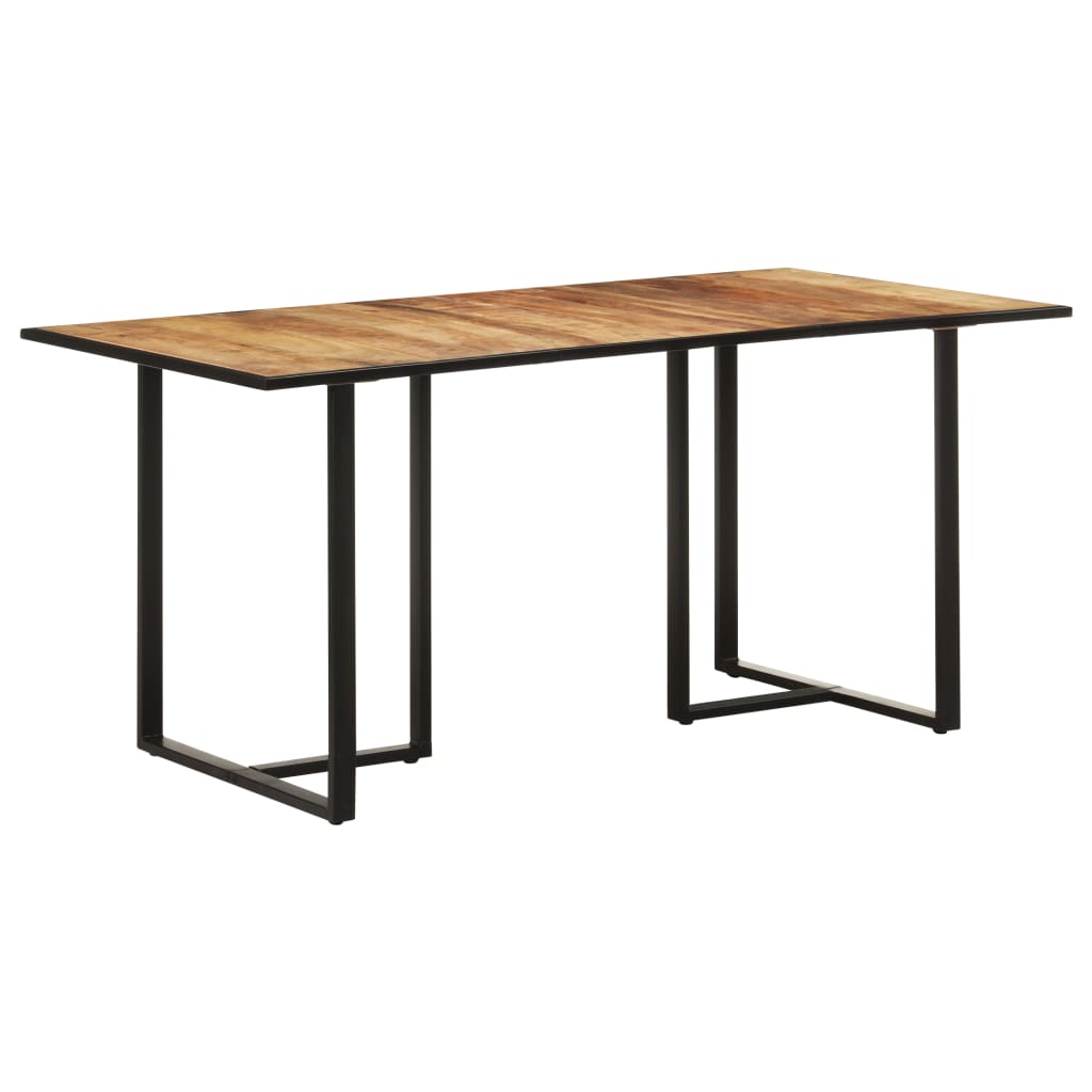 Eettafel 160 cm ruw mangohout is nu te koop bij PeponiXL, paradijselijk wonen!