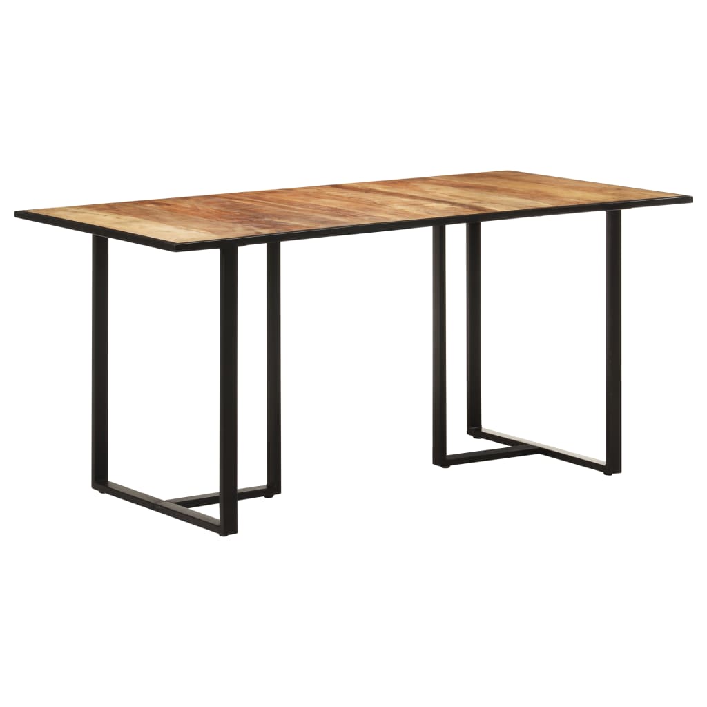 Eettafel 160 cm ruw mangohout is nu te koop bij PeponiXL, paradijselijk wonen!
