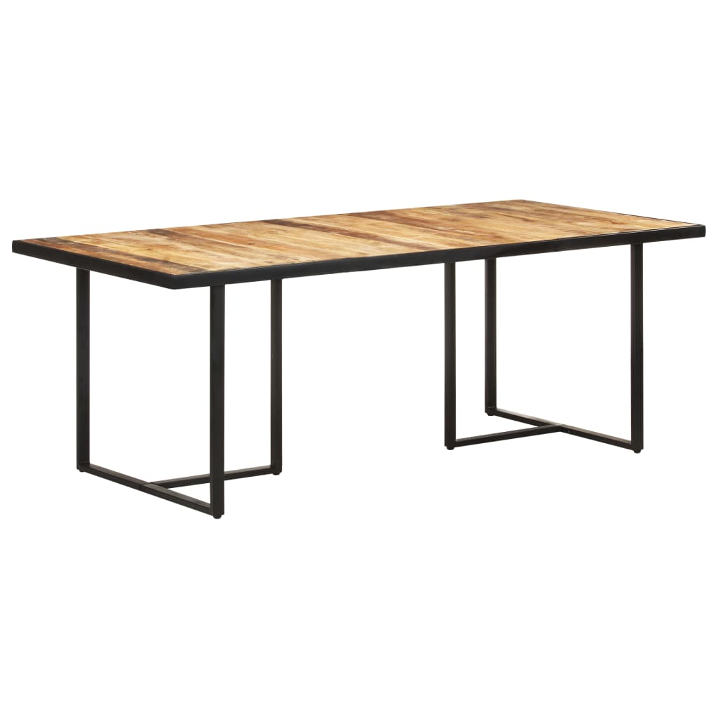Eettafel 200 cm ruw mangohout is nu te koop bij PeponiXL, paradijselijk wonen!