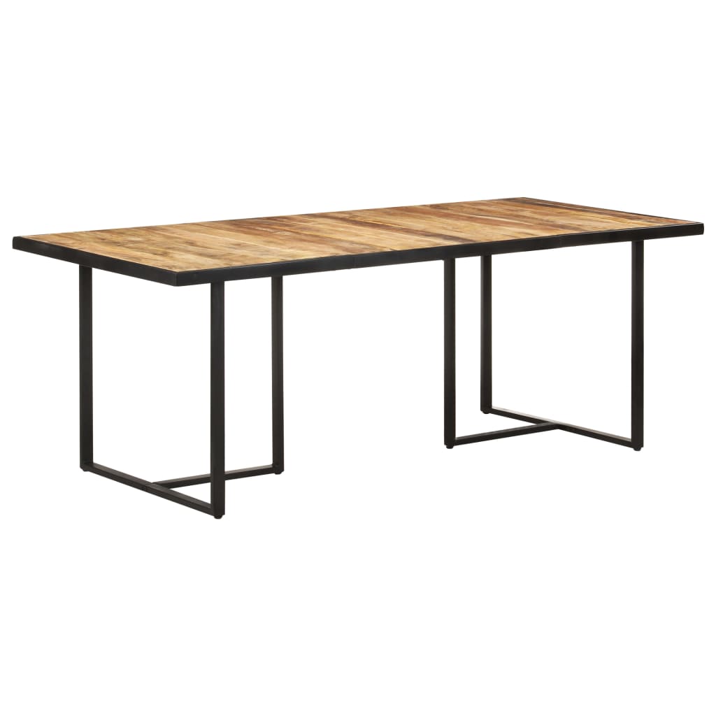 Eettafel 200 cm ruw mangohout is nu te koop bij PeponiXL, paradijselijk wonen!