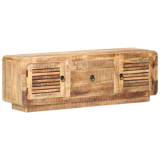 Tv-meubel 120x30x40 cm ruw mangohout is nu te koop bij PeponiXL, paradijselijk wonen!