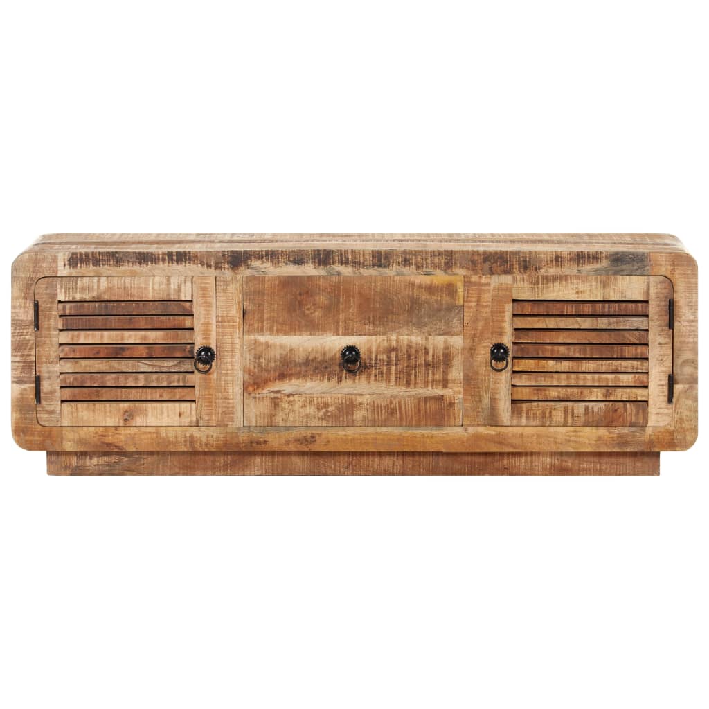 Tv-meubel 120x30x40 cm ruw mangohout is nu te koop bij PeponiXL, paradijselijk wonen!