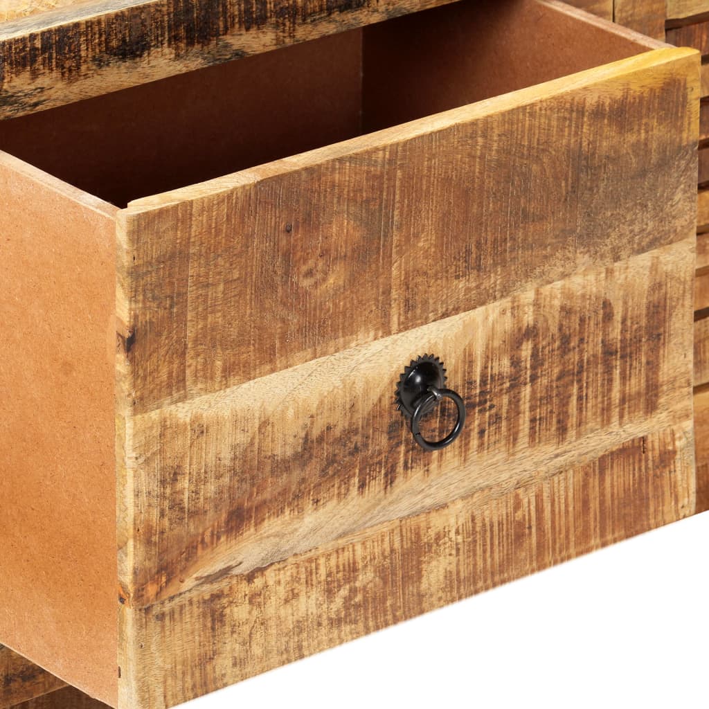 Tv-meubel 120x30x40 cm ruw mangohout is nu te koop bij PeponiXL, paradijselijk wonen!
