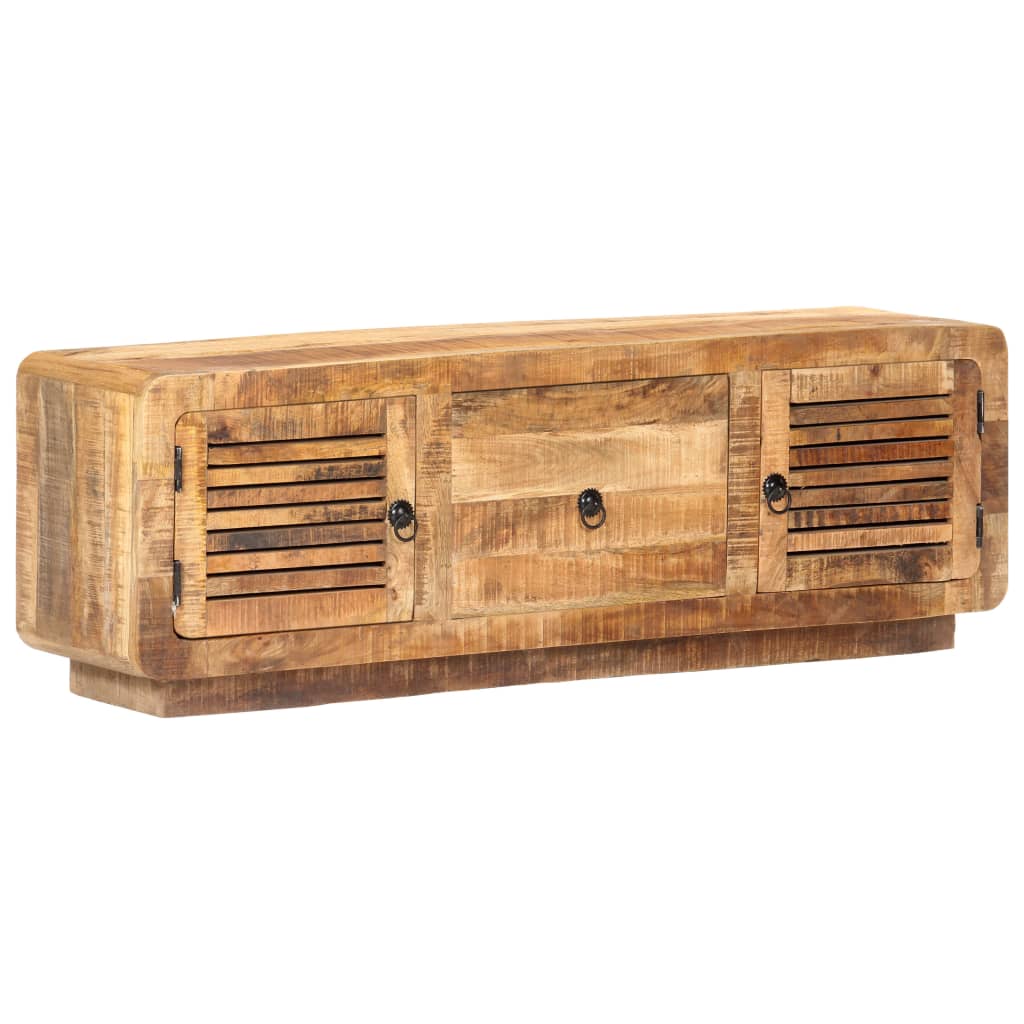 Tv-meubel 120x30x40 cm ruw mangohout is nu te koop bij PeponiXL, paradijselijk wonen!