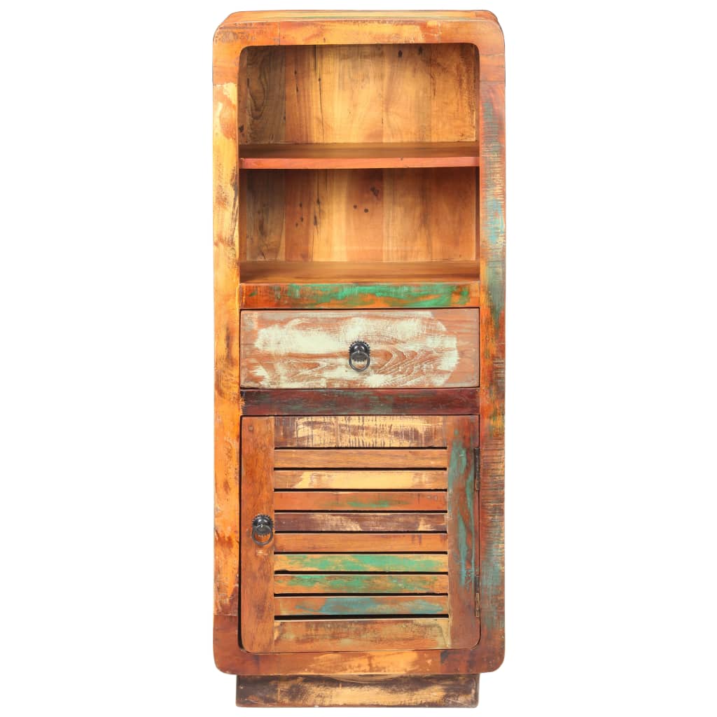 Hoge kast 45x32x110 cm massief gerecycled hout is nu te koop bij PeponiXL, paradijselijk wonen!