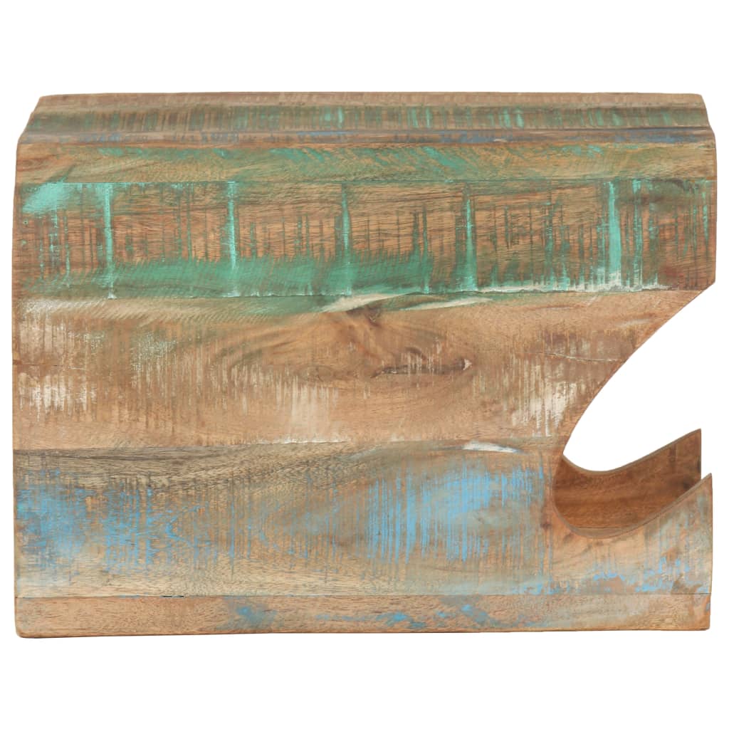 Wandfietsenrek 35x25x25 cm massief gerecycled hout is nu te koop bij PeponiXL, paradijselijk wonen!