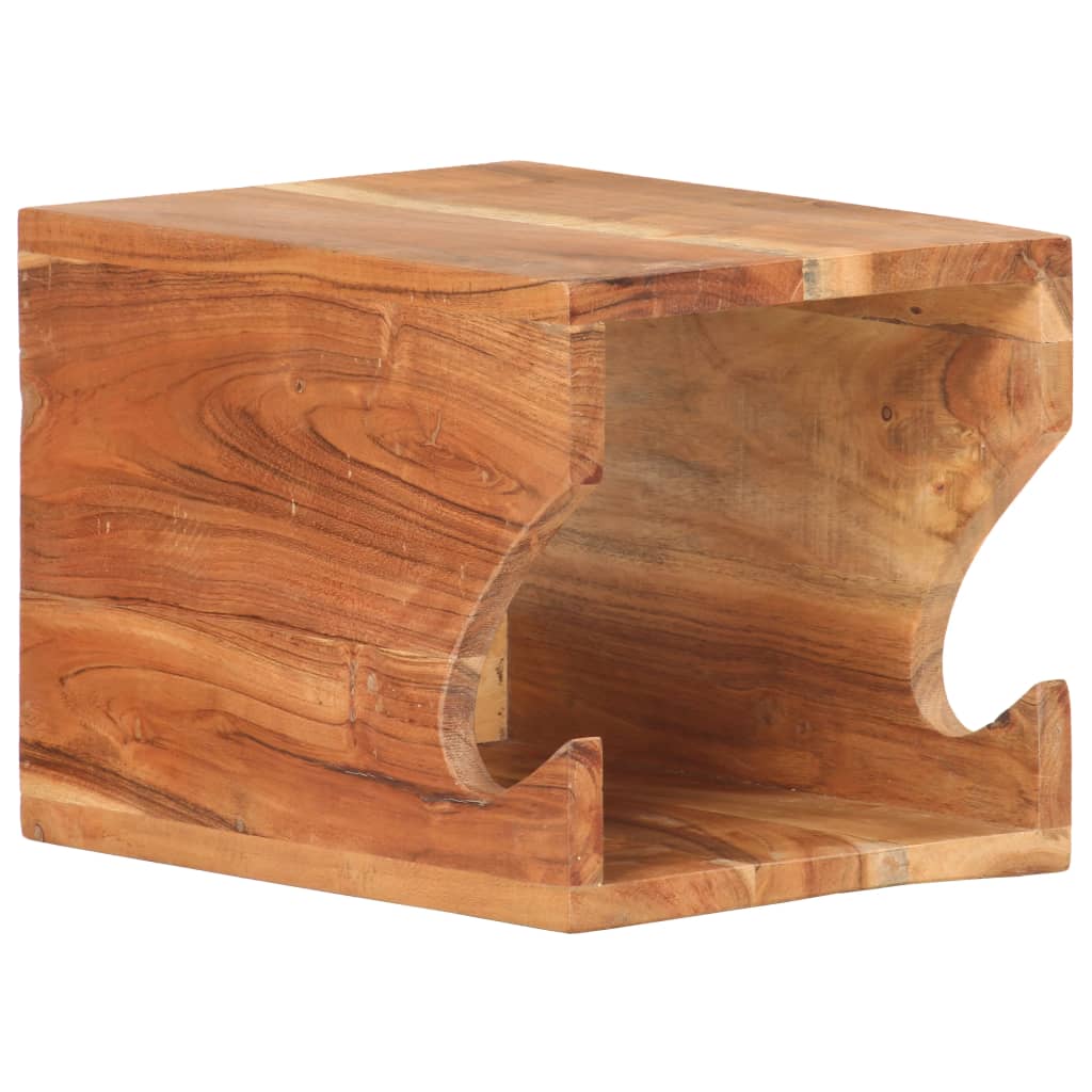 Wandfietsenrek 35x25x25 cm massief acaciahout is nu te koop bij PeponiXL, paradijselijk wonen!