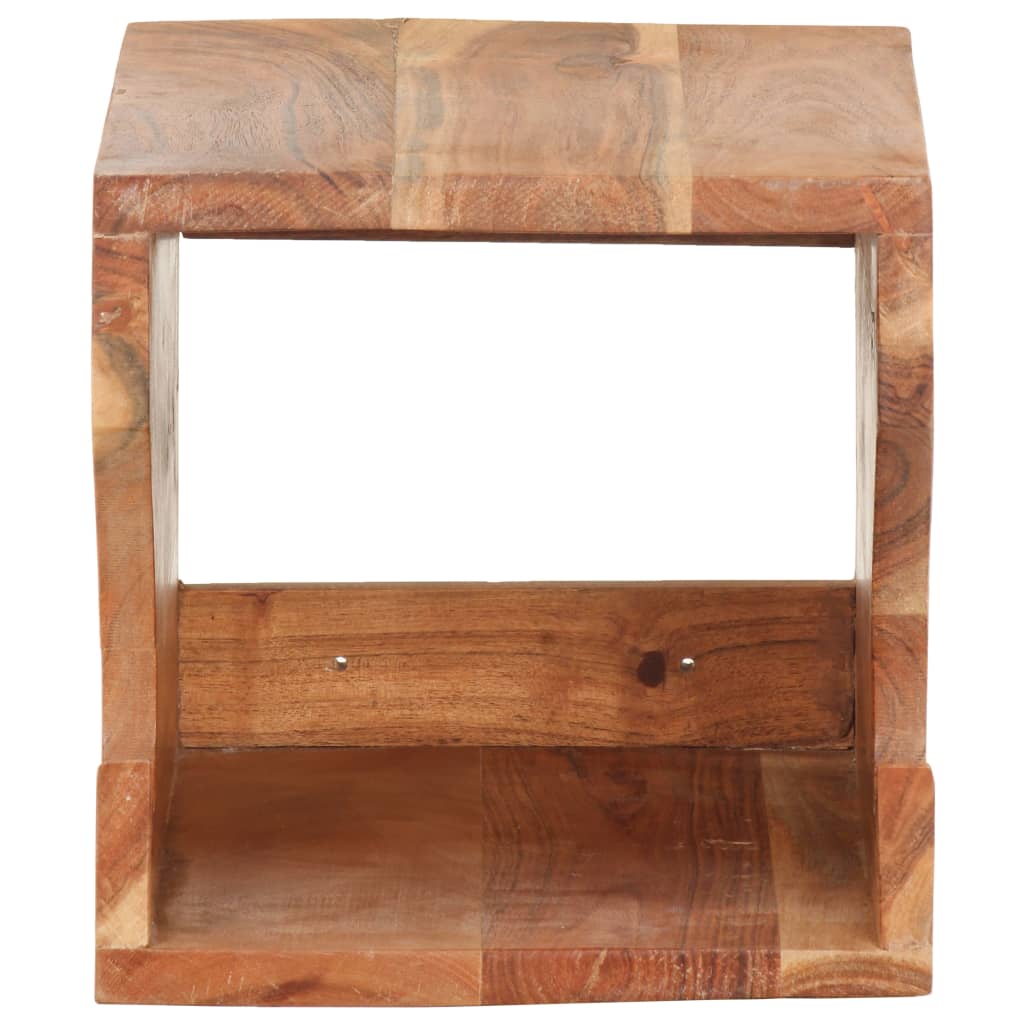 Wandfietsenrek 35x25x25 cm massief acaciahout is nu te koop bij PeponiXL, paradijselijk wonen!