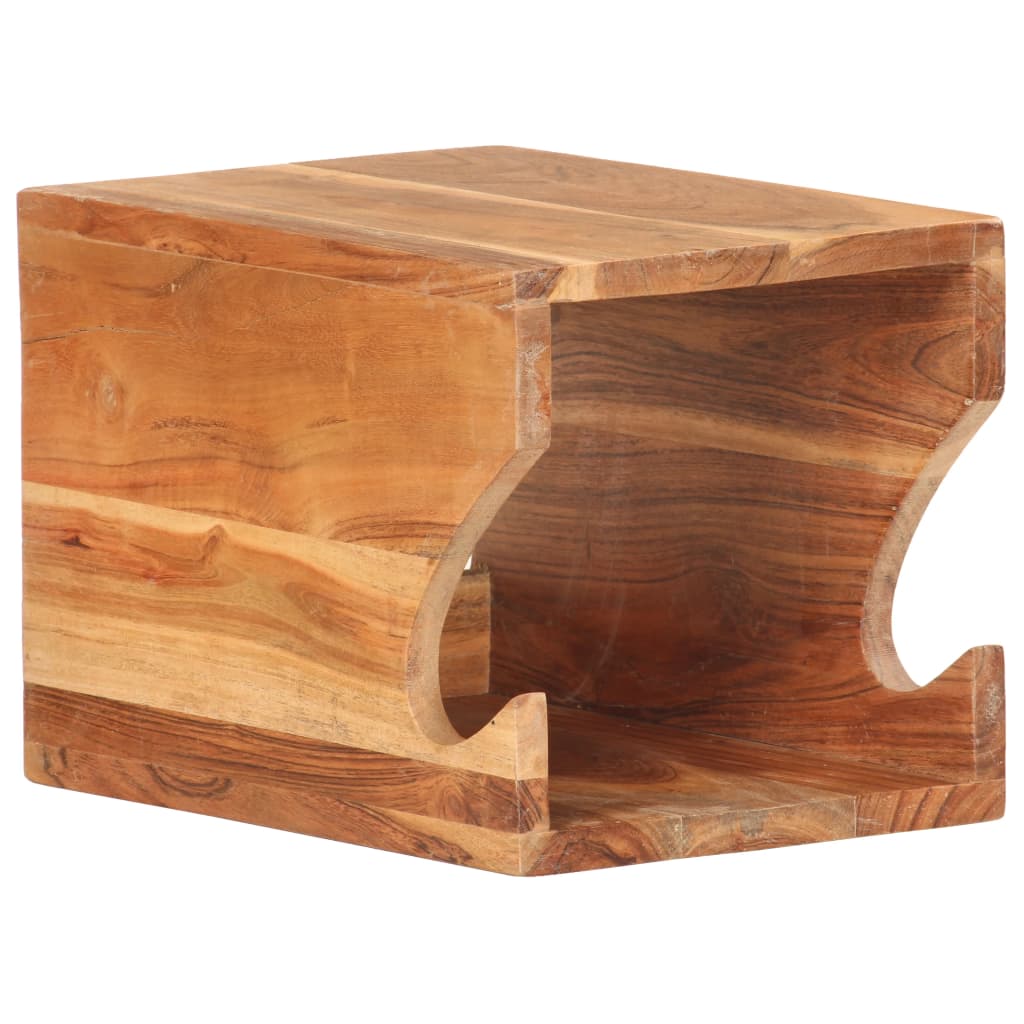 Wandfietsenrek 35x25x25 cm massief acaciahout is nu te koop bij PeponiXL, paradijselijk wonen!