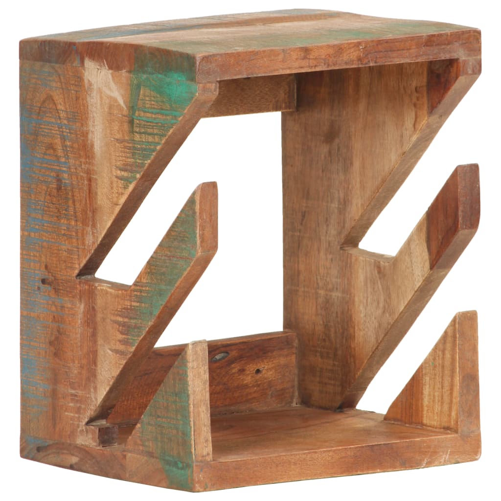 Wandskateboardhouder 25x20x30 cm massief gerecycled hout is nu te koop bij PeponiXL, paradijselijk wonen!