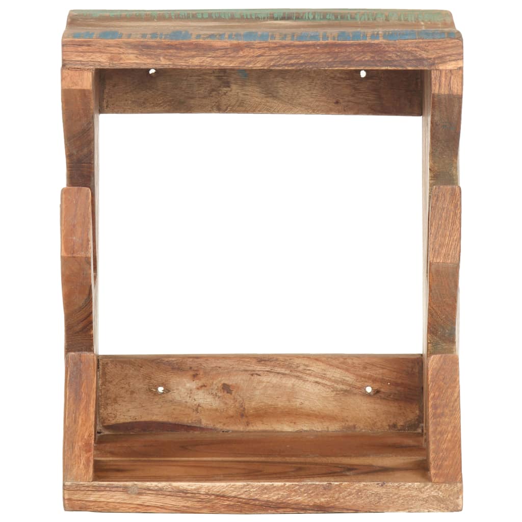 Wandskateboardhouder 25x20x30 cm massief gerecycled hout is nu te koop bij PeponiXL, paradijselijk wonen!