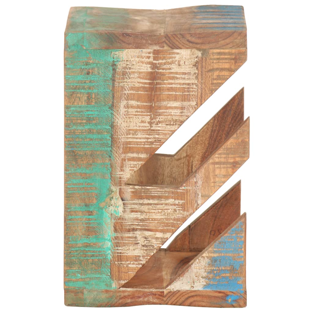 Wandskateboardhouder 25x20x30 cm massief gerecycled hout is nu te koop bij PeponiXL, paradijselijk wonen!