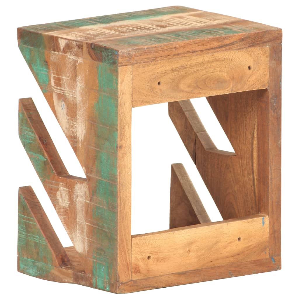 Wandskateboardhouder 25x20x30 cm massief gerecycled hout is nu te koop bij PeponiXL, paradijselijk wonen!